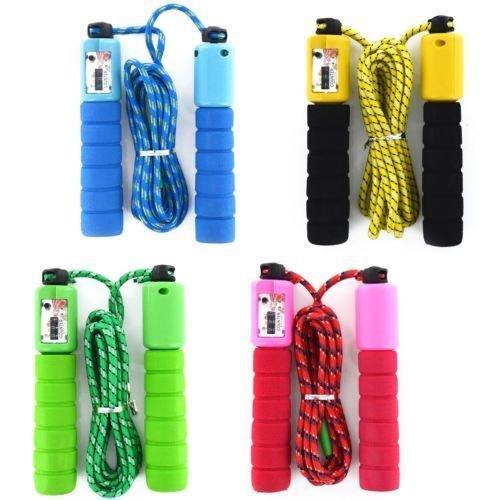 Image result for Brand Mall Adjustable Skipping Rope With Counter Orange (0538)