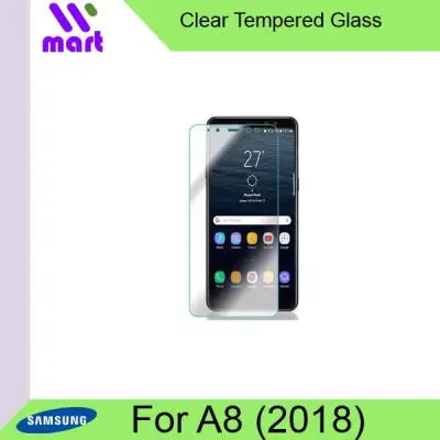 Tempered Glass Screen Protector (Clear) For Samsung A8 2018