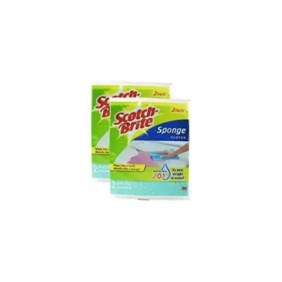 [ Bundle of 2 ] 3M Scotch - Brite ® Sponge Cloth