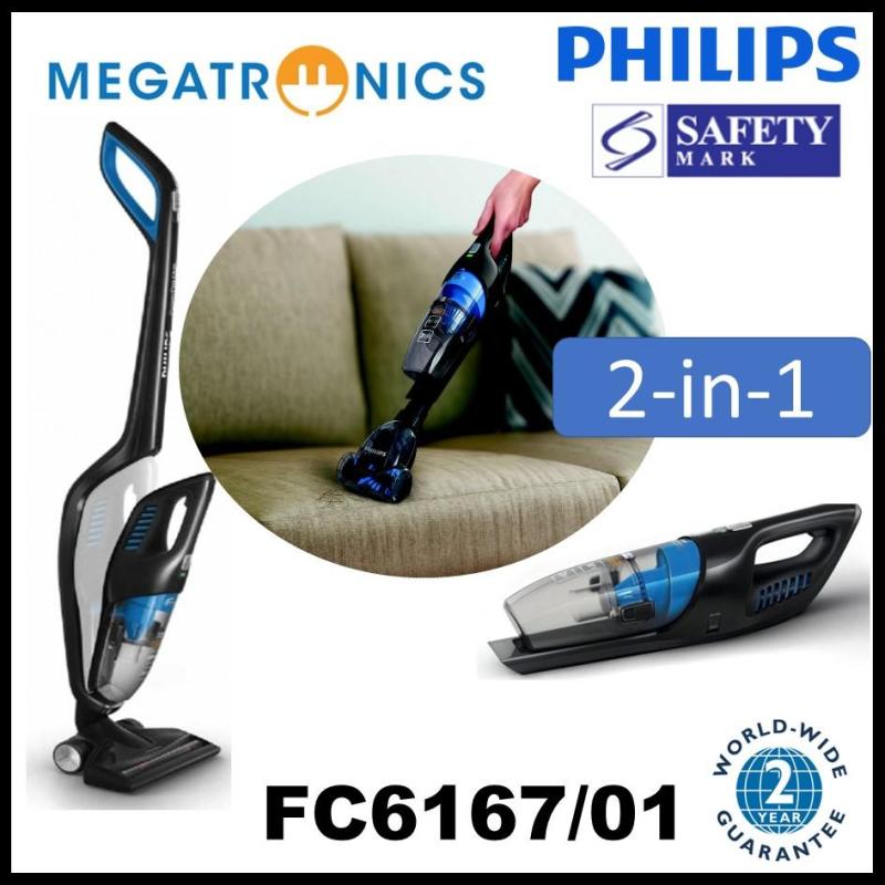 Philips PowerPro Duo 2-in-1 handstick with PowerCyclone FC6167 | Cordless 2 years warranty Singapore