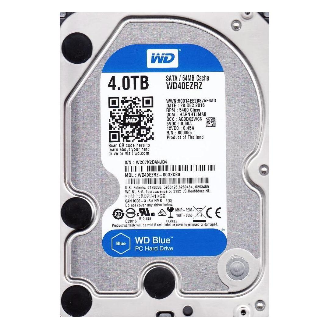 Диск wd blue. Жесткий диск Western Digital WD Blue desktop 4 TB. Жесткий диск WD Original SATA-III 4tb wd40ezrz Blue (5400rpm) 64mb 3.5