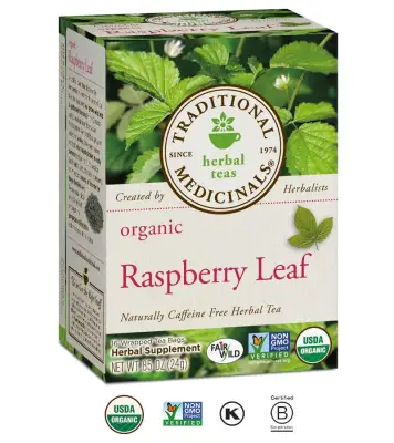 Traditional Medicinals Organic Raspberry Leaf Tea - Bundle of 2