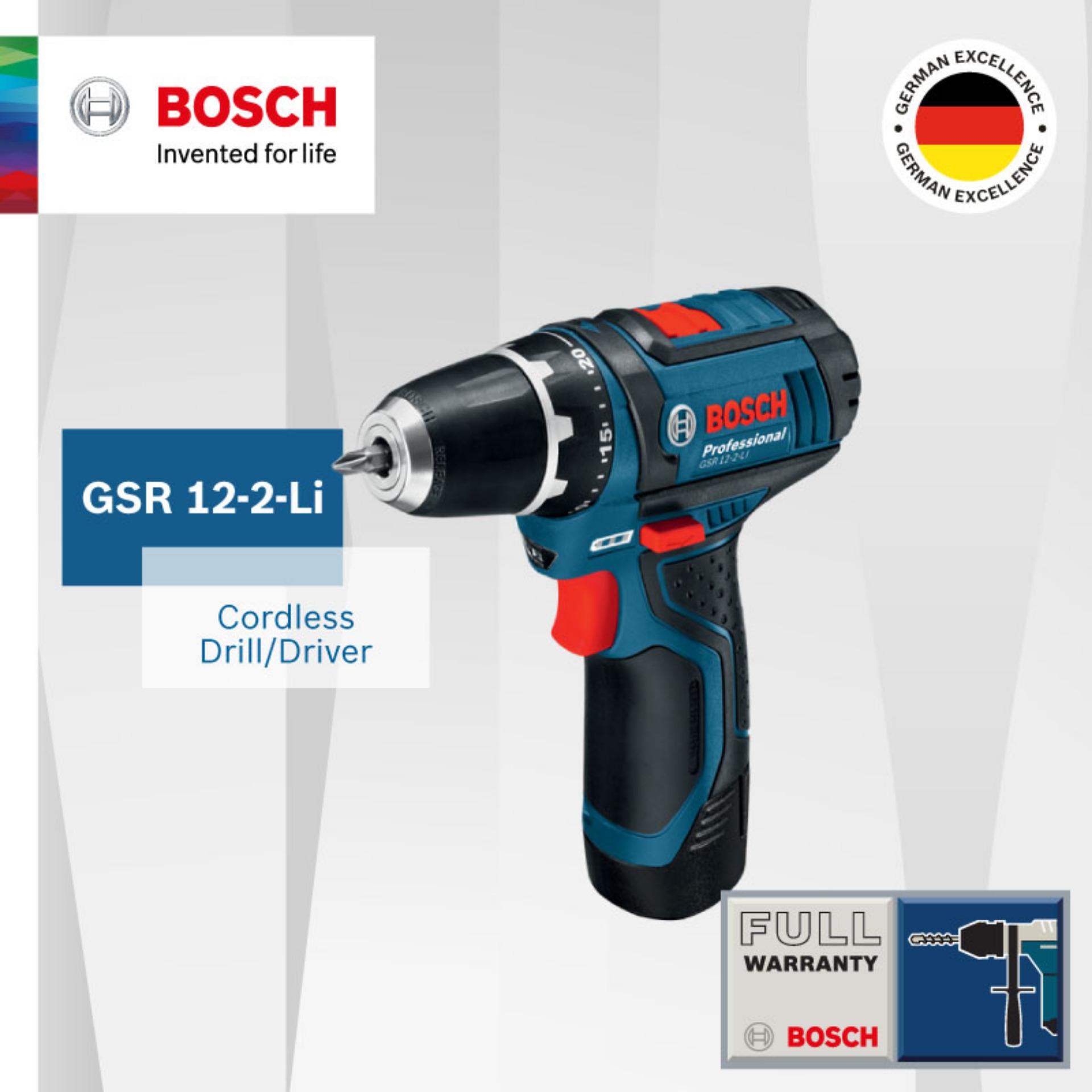 Bosch GSR 122LI Cordless Screwdriver / Drill Singapore