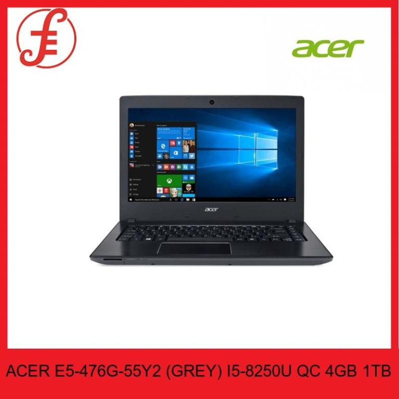 ACER E5-476G-55Y2 (GREY) 14 IN INTEL CORE I5-8250U QC 4GB 1TB HDD WIN 10
