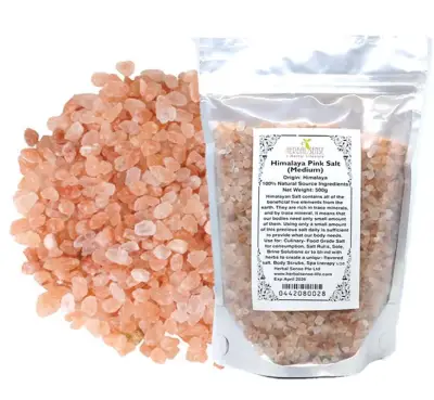 500 gm Himalayan Pink Salt (coarse grain) - 100% PURE- KOSHER CERTIFIED - NON-GMO - GLUTEN FREE