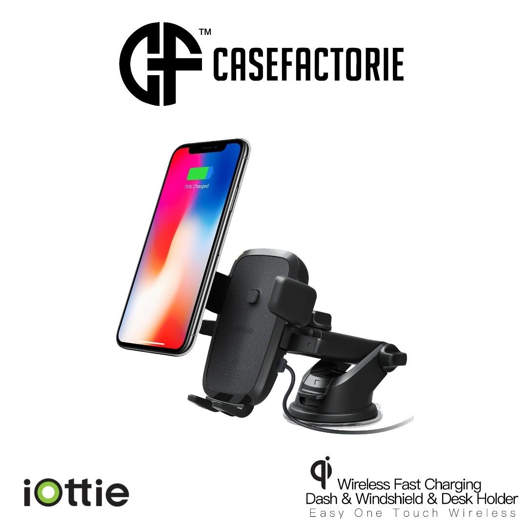 Iottie Desk Phone Holder Lazada Sg Iottie Easy One Touch Wireless Fast Charging Dash Windshield Desk Mount Holder For Mobile