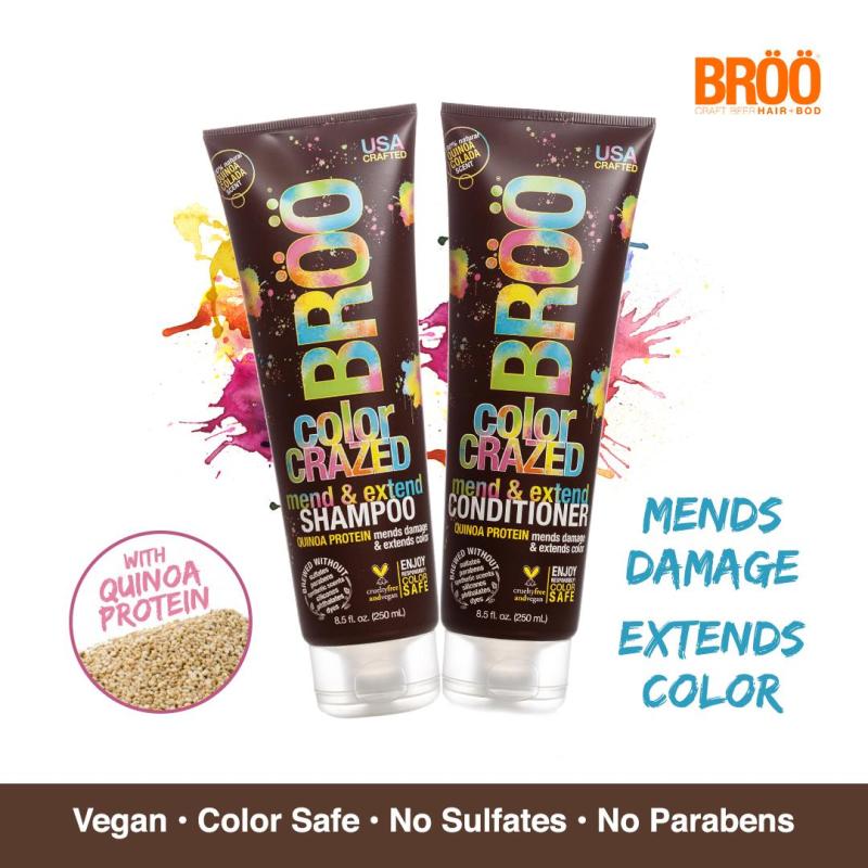 Buy Broo Color Crazed Shampoo + Conditioner (2 x 250ml) Singapore