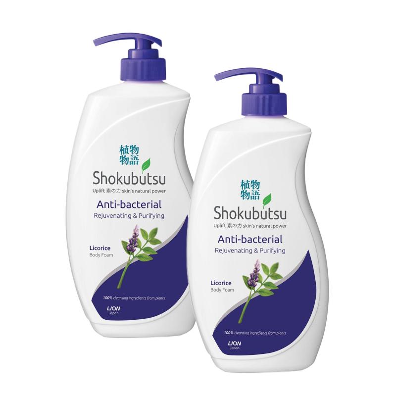 Buy Shokubutsu Anti-Bacterial Body Foam - Rejuvenating & Purifying 900ml x 2 Singapore
