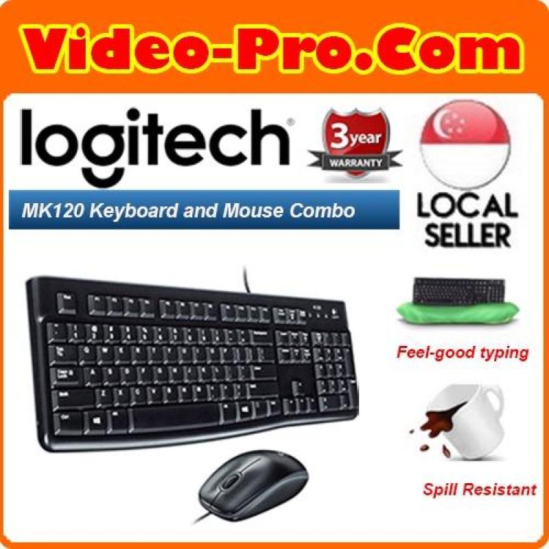 Logitech MK120 USB Desktop Keyboard + Mouse 920-002586 (3 Year Warranty) Singapore
