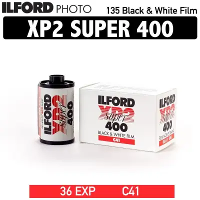 Ilford XP2 Super 400 135 35mm Black and White Negative Film 36 Exposures