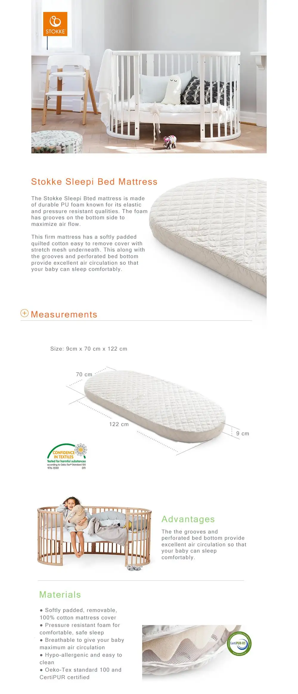 stokke junior bed mattress