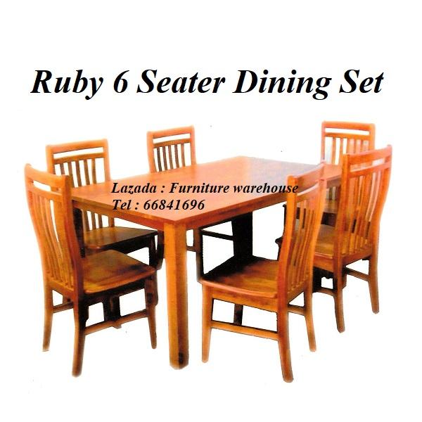 Ruby 6 Seater Dining Set