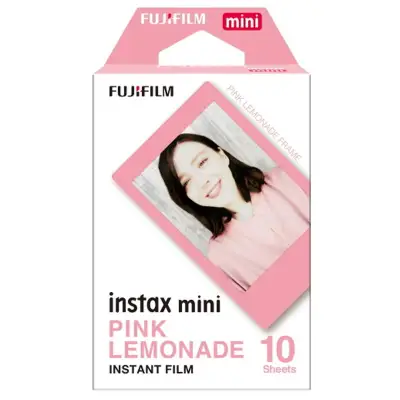 Fujifilm Instax Mini Pink Lemonade Instant Films - 10 Sheets
