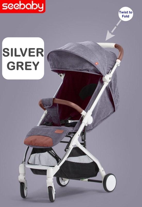 Foldable Cabin Size Baby StrollerLight Weight1-Hand FoldComfy & ConvenienceGood for daily use & Travel Singapore