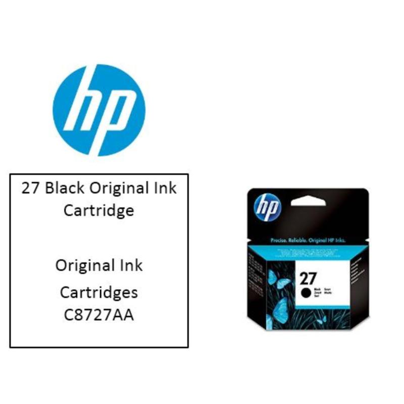 HP 27 Black Original Ink Cartridge C8727AA For HP Deskjet 3550 / 3650 / 3745 / 5550 / 5652 / HP Officejet 5610 / 4355 / HP PSC 1315 Singapore
