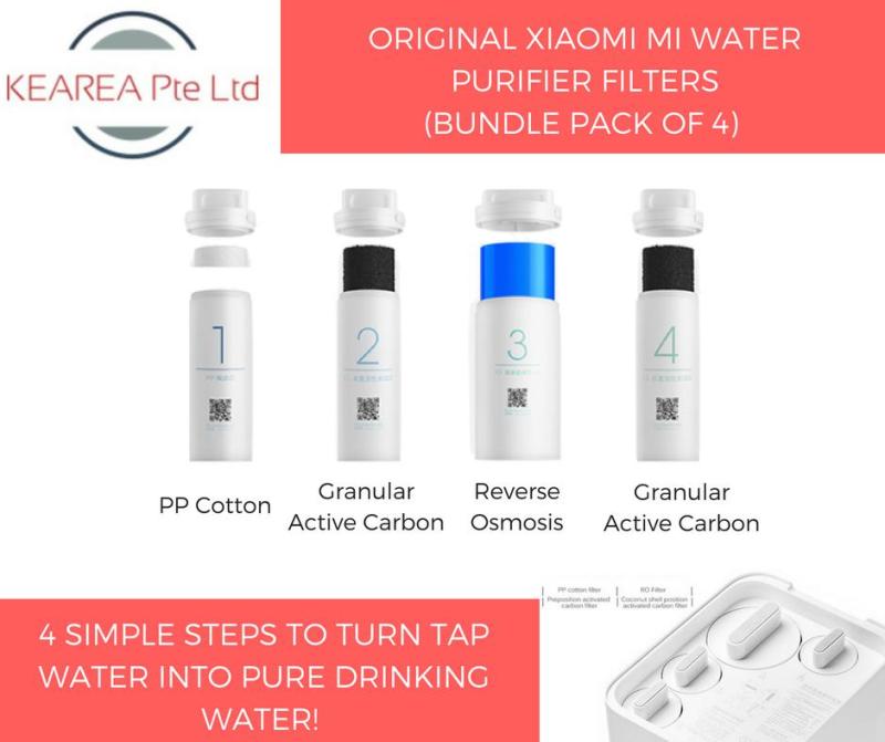(Bundle Pack) Original Xiaomi Mi Water Purifier filter replacement Filter 1 / 2 / 3 / 4 Singapore