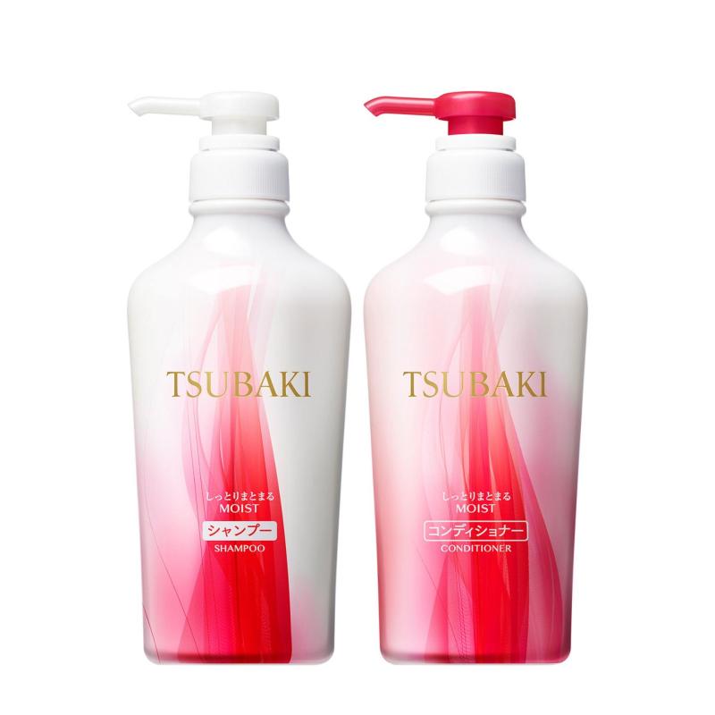 Buy Tsubaki Botanical Moist & Manageable Shampoo + Conditioner 450ml Singapore