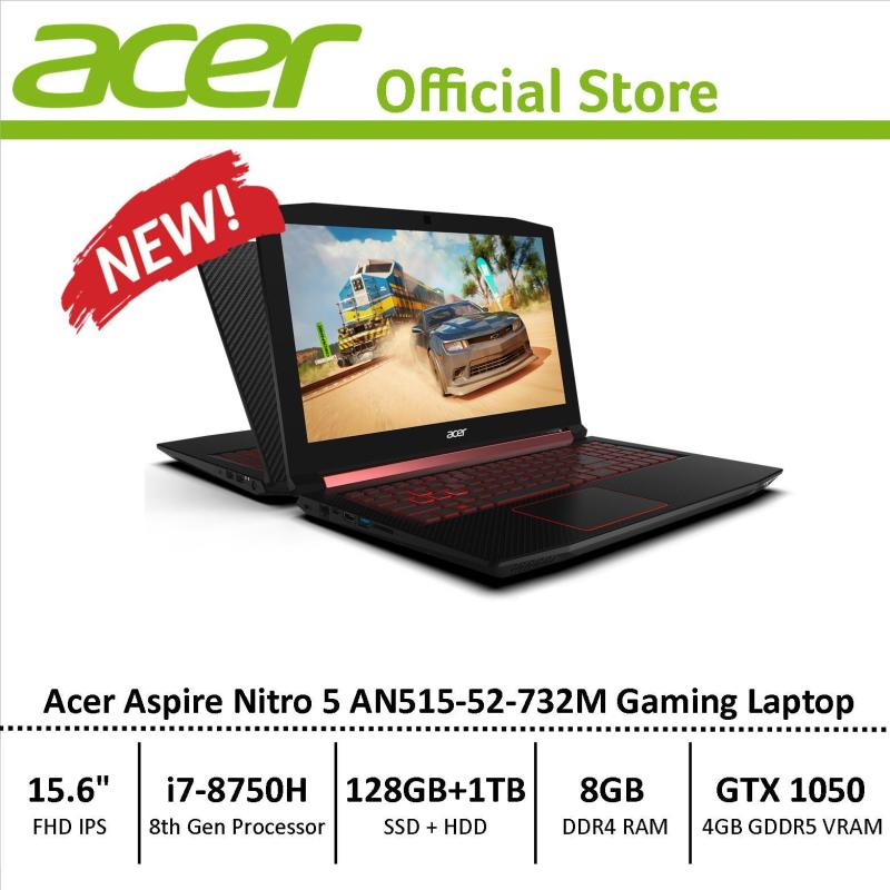 Acer Aspire Nitro 5 (AN515-52-732M) Gaming Laptop - 8th Generation i7 Processor with GTX 1050 Graphics