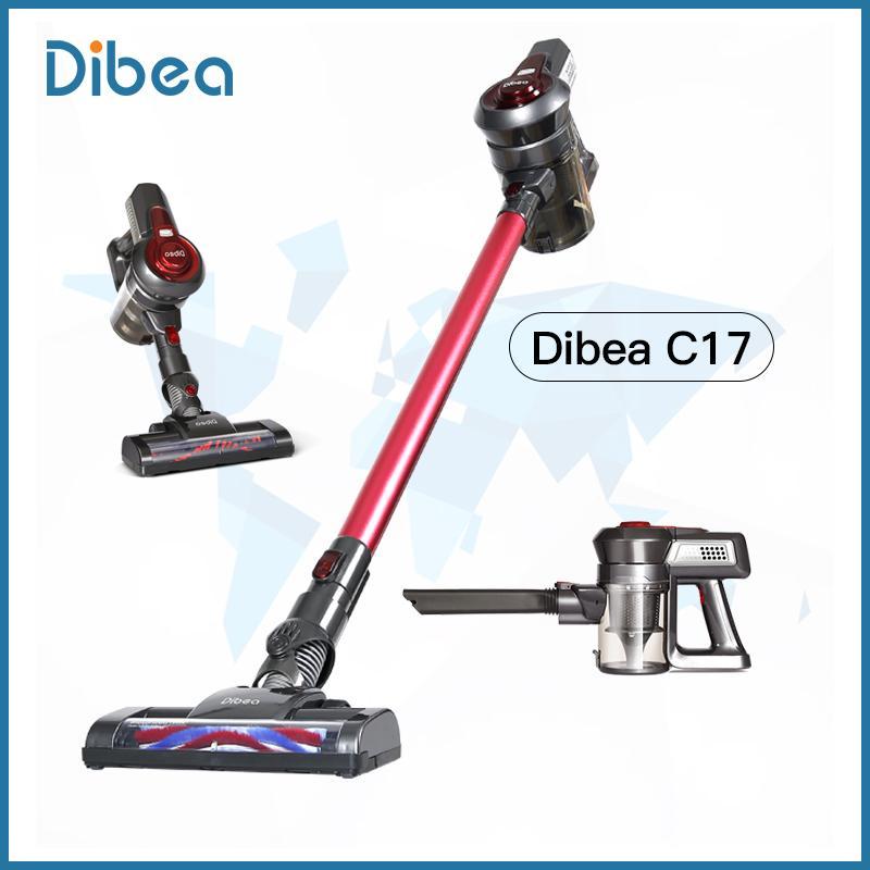 Dibea C17 household super suction power small hand-held mite removal wireless vacuum cleaner Singapore