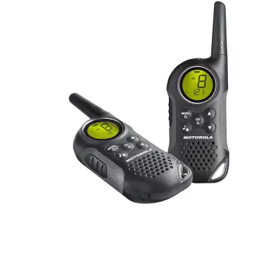 Motorola TLKR T6 Walkie Talkie Two Way Radio (Black)