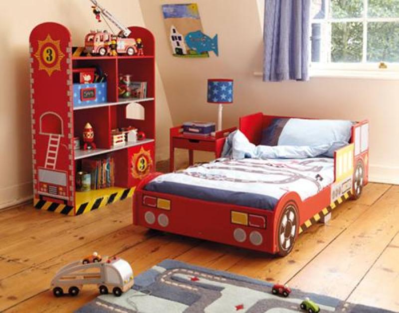 Fire Truck Toddler Bed