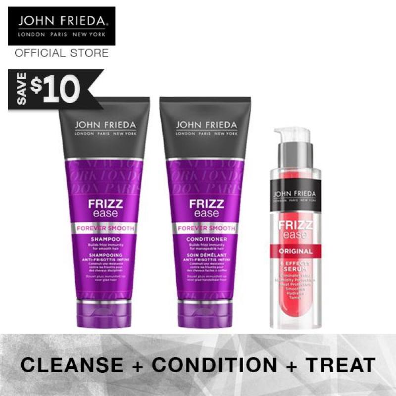Buy Bundle - John Frieda Frizz Ease Forever Smooth Shampoo & Conditioner + Original Serum Singapore