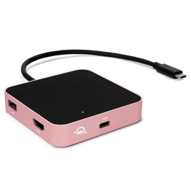 OWC USB-C Travel Dock - Rose Gold