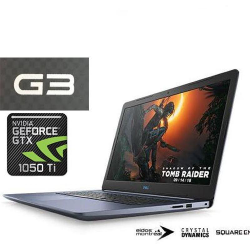 DELL G3 GAMING LAPTOP INTEL CORE I7-8750H / 8GB DDR4 /128GB SSD +1TB HDD / NVIDIA GeFORCE GTX1050TI 4GB /15.6FHD IPS ANTI GLARE LED SCREEN/1 YR DELL WARRANTY