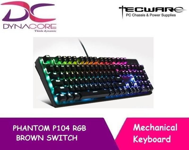 TECWARE PHANTOM P104 RGB BROWN SWITCH KEYBOARD