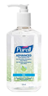 PURELL Advanced Instant Hand Sanitizer - 354ml (Fragrance Free) / Pack of 2 bottles