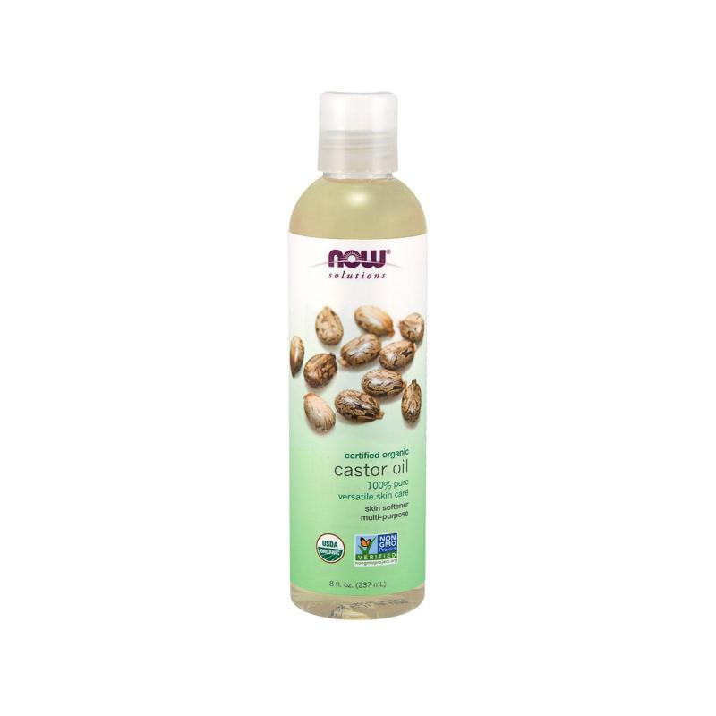 Buy Now Foods, Solutions, Certified Organic Castor Oil, 8 fl oz (237 ml) Singapore