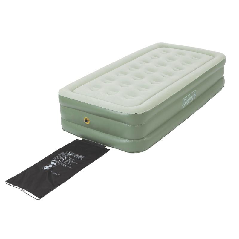 Coleman AIRBED TWIN DOUBLE HIGH Comfortable Travel Camping Portable Inflatable Airbed Mattress