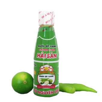 Muối ớt xanh-chanh (chuyên chấm hải sản)