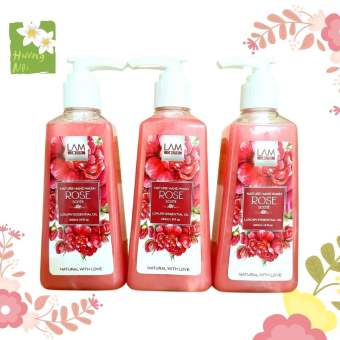 Nước rửa tay Lamcosmé hương hoa hồng 240ml