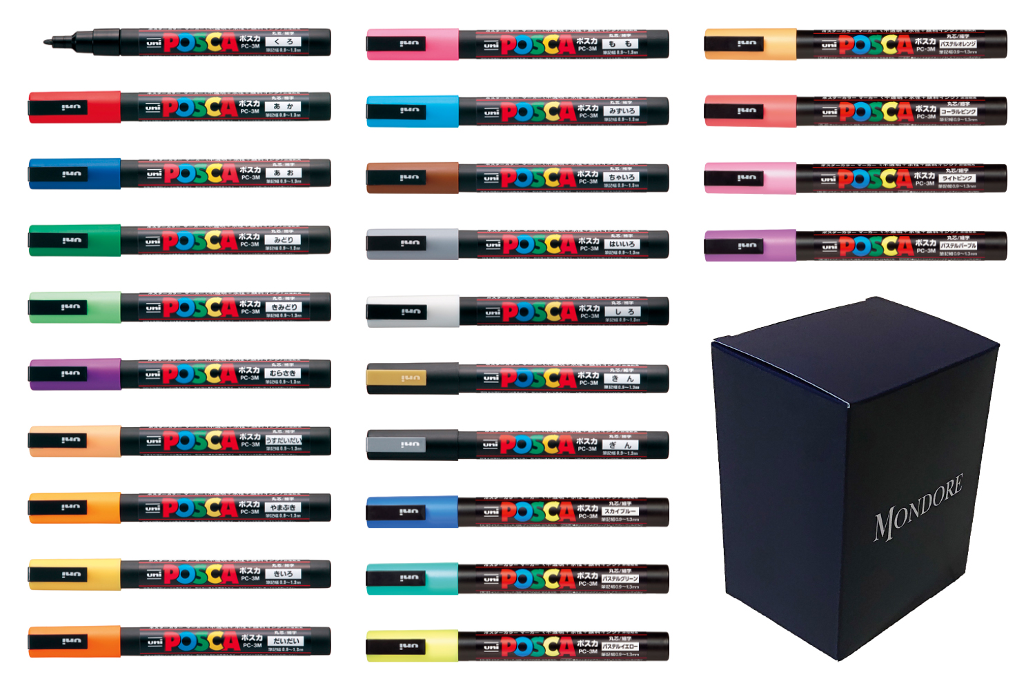 Uni Posca Full Set Acrylic Paint Markers Pens PC-1M PC-3M PC-5M  7/8/12/15/24/29C for Rock Painting,Frabric,Glass/Metal,Graffiti - AliExpress