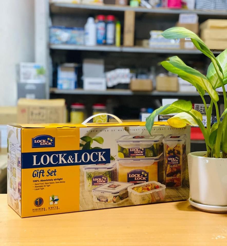 Bộ 6 hộp bảo quản thực phẩm locknlock hpl818shp
