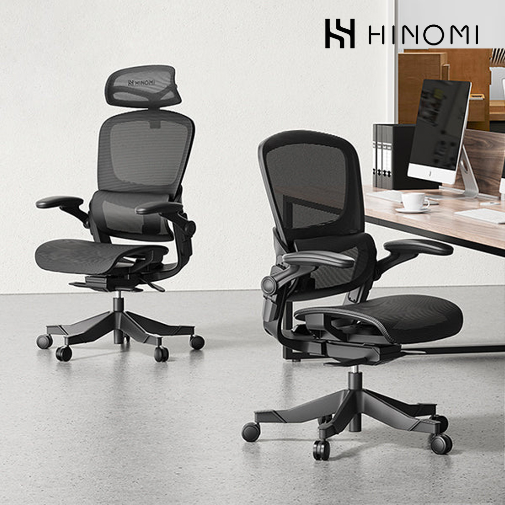 HINOMI Q1 Mesh Ergonomic Office Chair/Study/Gaming/Lumbar Support/Mesh  Chair with 3D Back Support for Home (Gray, Extra-High)