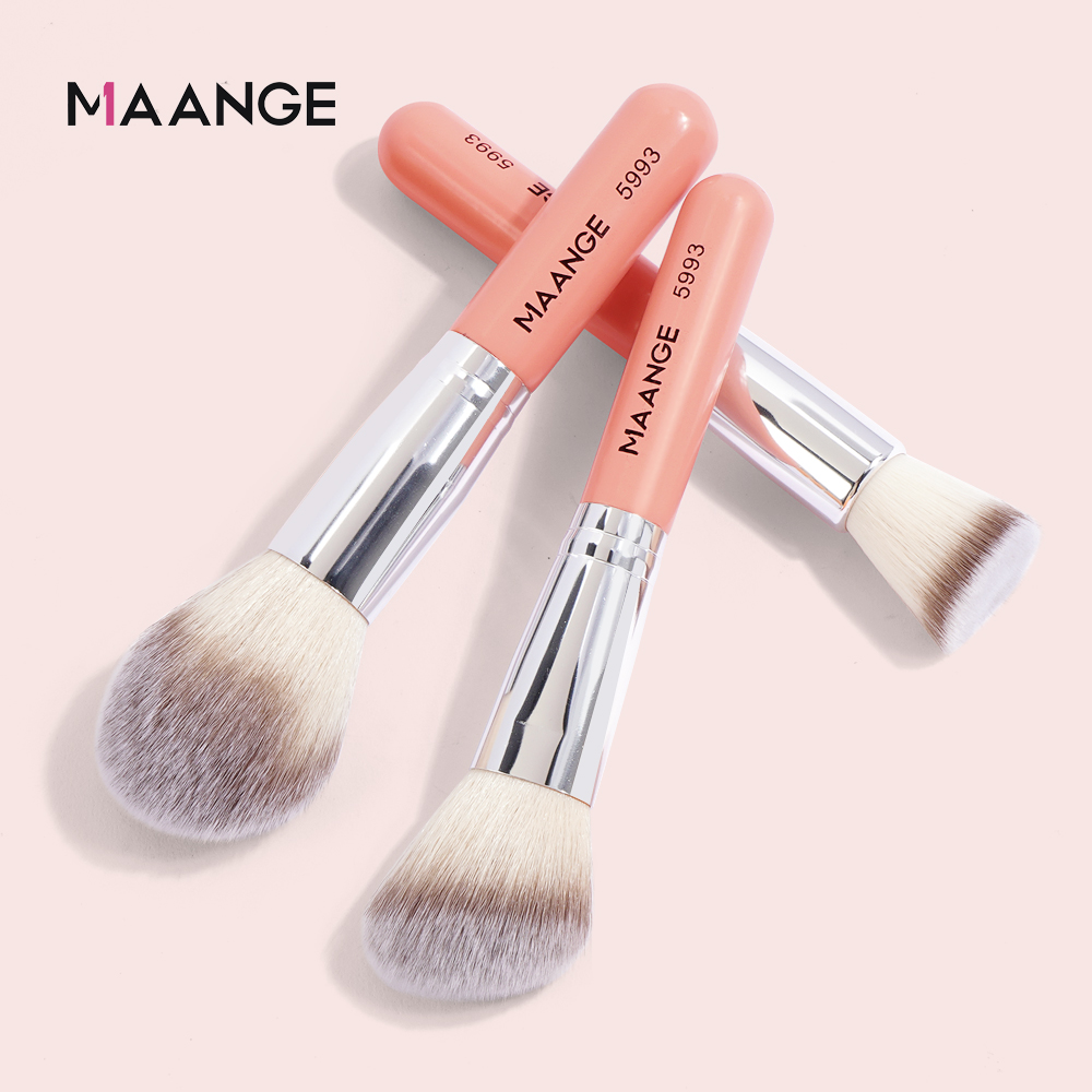 MAANGE Bộ 3 Cọ Trang Điểm Cơ Bản Cọ Phấn Nền Tạo Khối