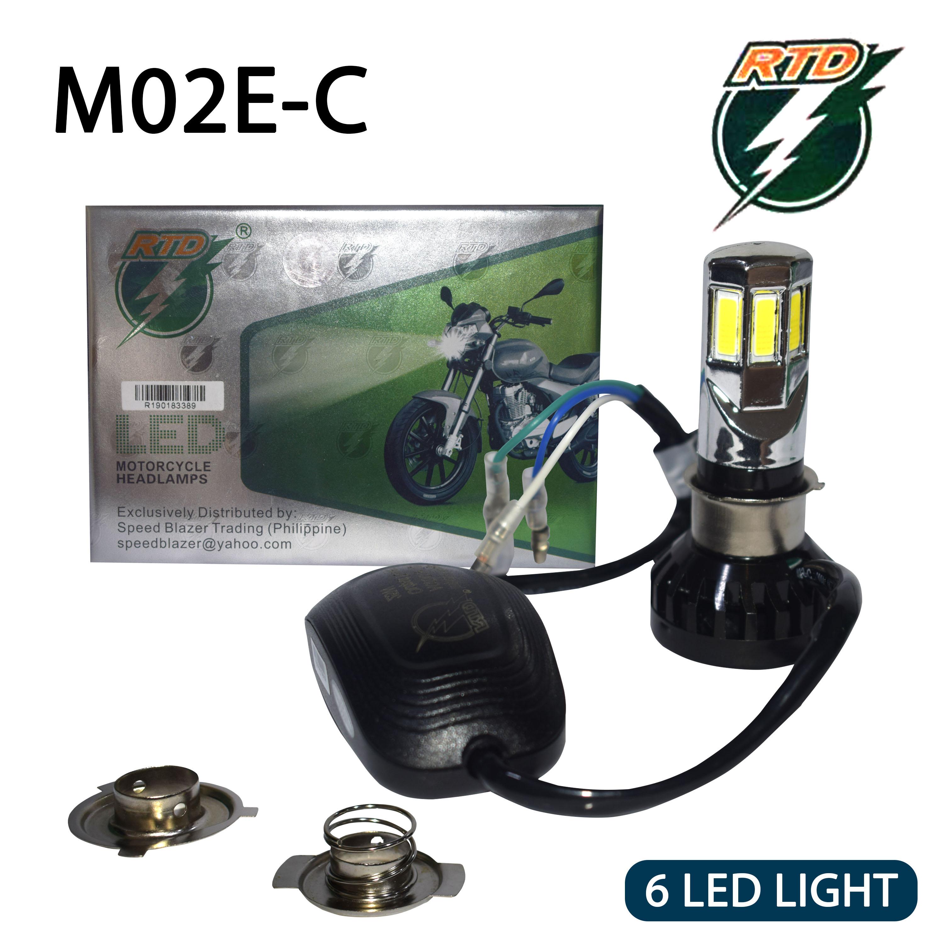 Đèn pha led xe máy 6 tim rtd m02e 35w siêu sáng tương thích với nhiều dòng xe yamaha, honda, zuzuki ...hàng chính hãng
