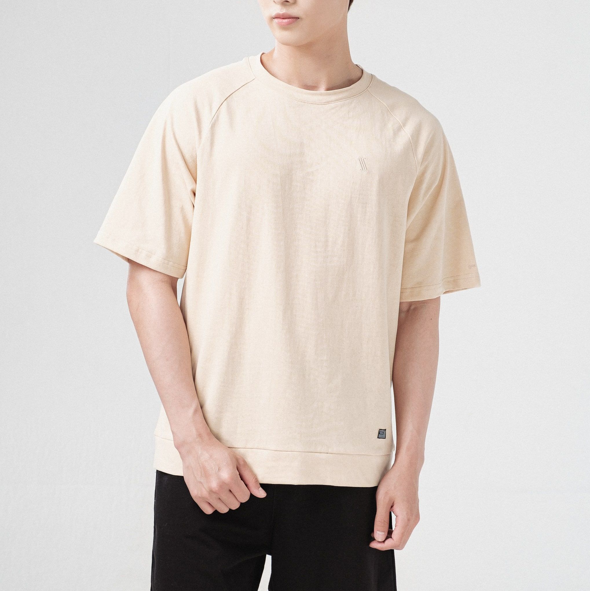 Áo thun nam nữ refined fit ssstutter tay raglan hàn quốc sss raglan tee