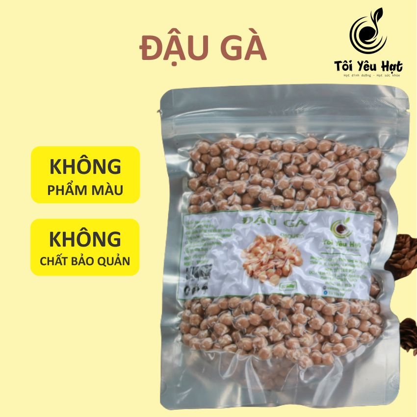 Đậu gà trắng 500gr Đậu gà cho bé ăn dặm, làm sữa hạt Hỗ trợ giảm cân, giàu protein - Tôi Yêu Hạt