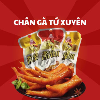 Chân Gà Cay Tứ Xuyên - ( lẻ 1 chiếc )