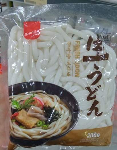 Mì Udon Tươi 200g 생우동 Mì ăn Liền