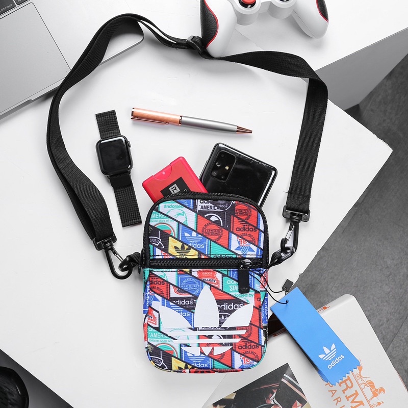 [ HÀNG CHUẨN ]Túi Đeo Chéo Nam,Túi đeo chéo Adidas Mini - Phù hợp đi du lịch, đi chơi, dạo phố