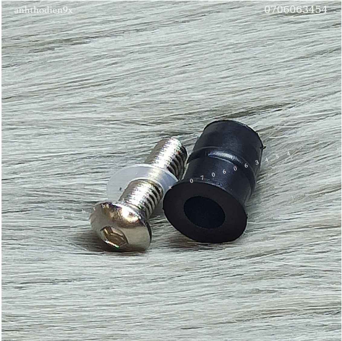🎉freeship🎉 combo cao su mão + ốc m5 inox gắn xe winner x