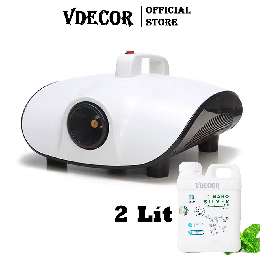 Máy khử khuẩn nano Vdecor diệt mọi vi khẩn gây hại, nấm , mùi hôi cho xe hơi, khách sạn, nhà hàng
