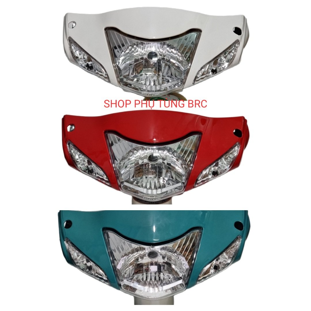 Wave RS bánh đùm Bộ đầu đèn Wave dùng cho xe Wave RS 100 Wave A 2006 - 2016 Hàng sơn Nano chuẩn chi tiết chính xác. Shop uy tín - Giá tốt - Mua ngay
