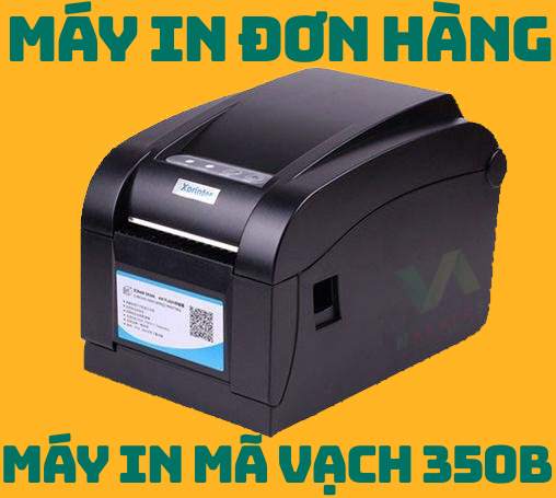 Máy in đơn hàng máy in mã vạch xprinter- 350b máy in tem nhãn trà sữa máy in tem phụ xp 350b