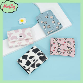 Ví nữ mini, bóp nữ mini đựng tiền hoạ tiết cute kiểu dáng nhỏ gọn