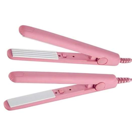 ♧✣✴  COMBO Máy là tóc mini  Máy dập xù bấm xù mini